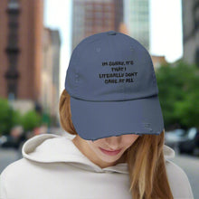 DON'T CARE AT ALL HAT