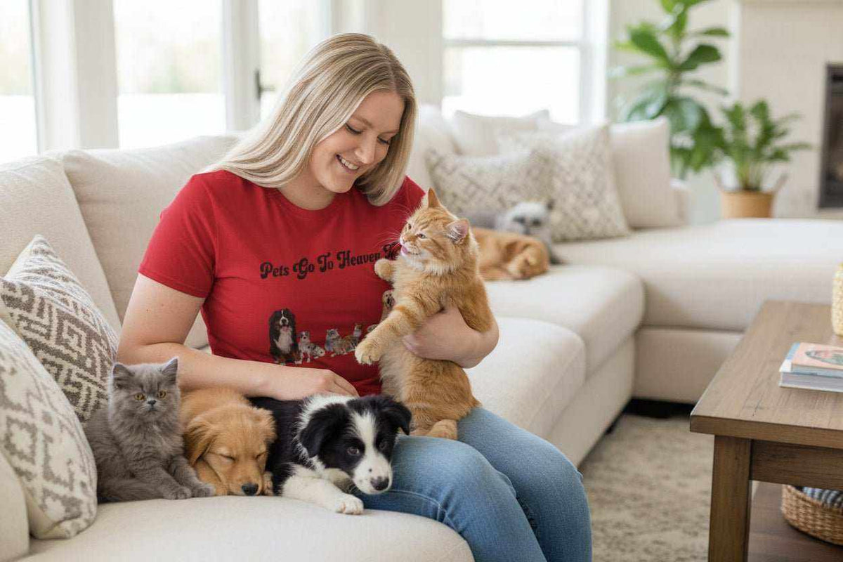 Pets Go To Heaven T-Shirt - WJMAPPAREL.COM