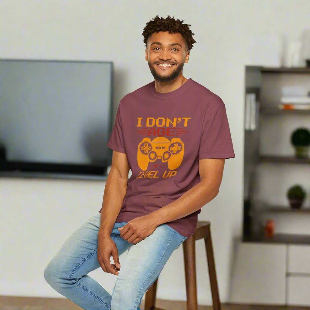 I Don’t Age I Level Up T-Shirt – Funny Birthday Gamer Shirt Gift - WJMAPPAREL.COM
