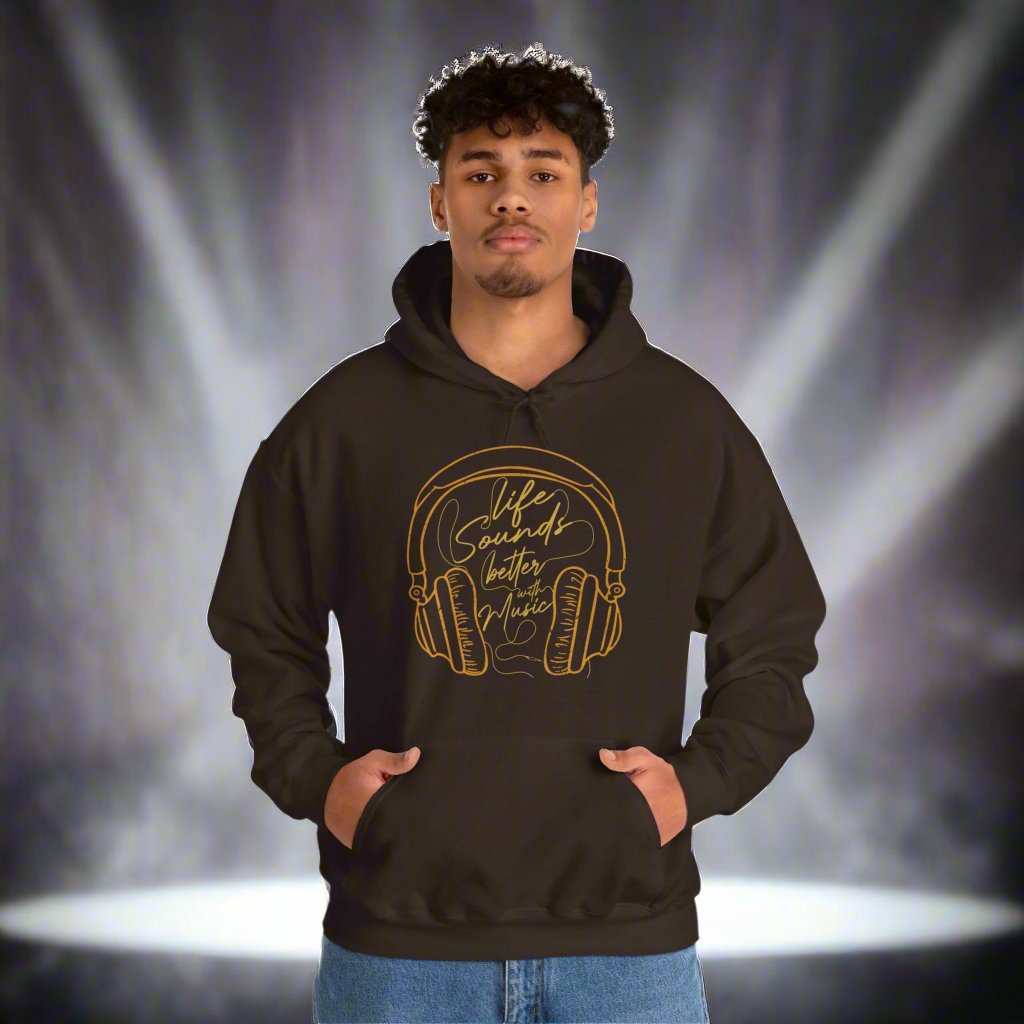 Life Sounds Better With Music Hoodie – Music Lover Sweatshirt Gift - WJMAPPAREL.COM