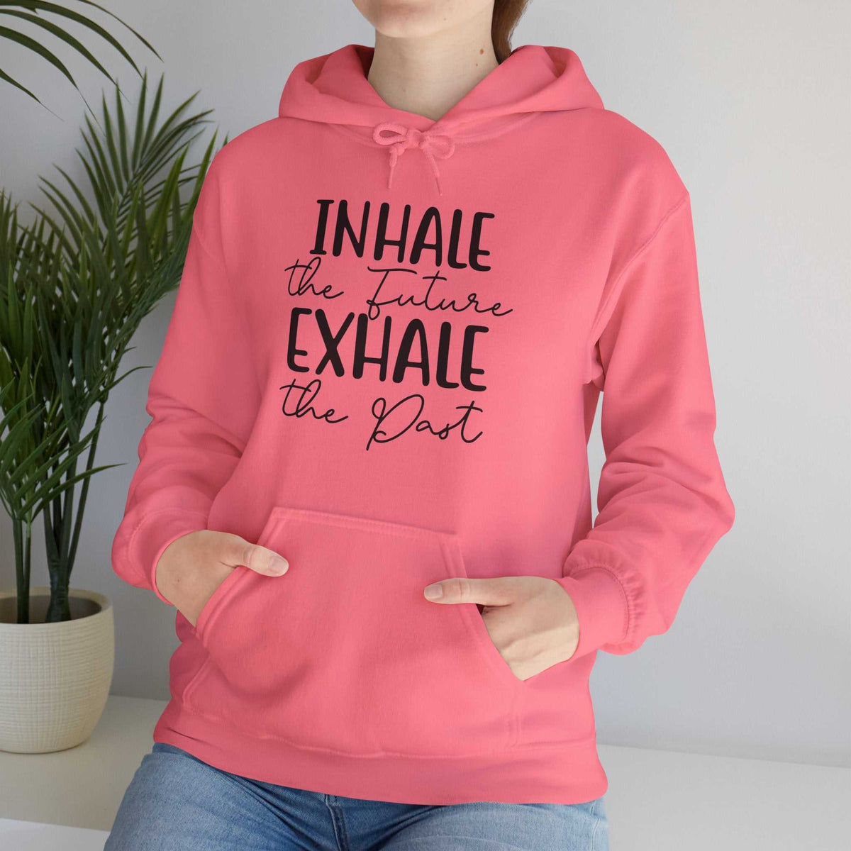 Inhale The Future Exhale The Past Hoodie – Inspirational Mindfulness Sweatshirt Gift - WJMAPPAREL.COM