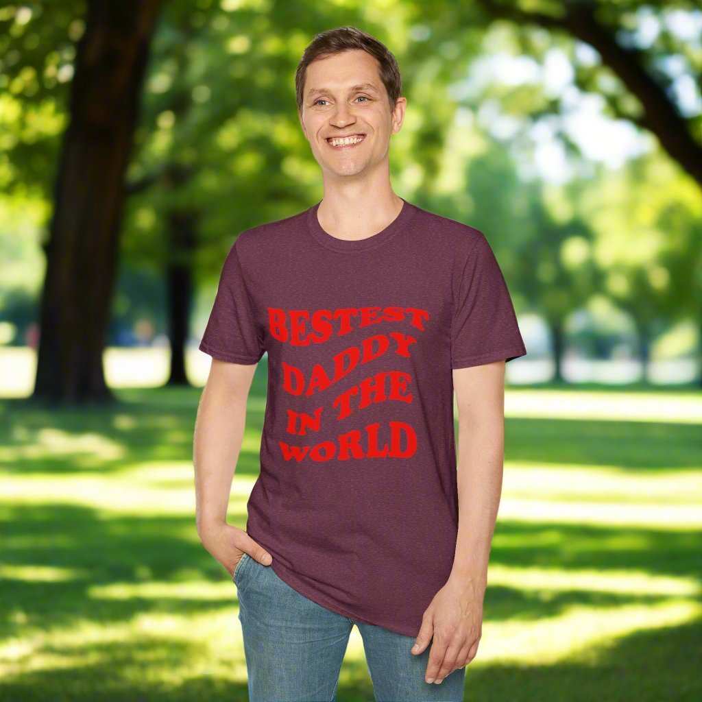 Bestest Daddy In The World T-Shirt – Funny Father’s Day Graphic Tee Gift - WJMAPPAREL.COM
