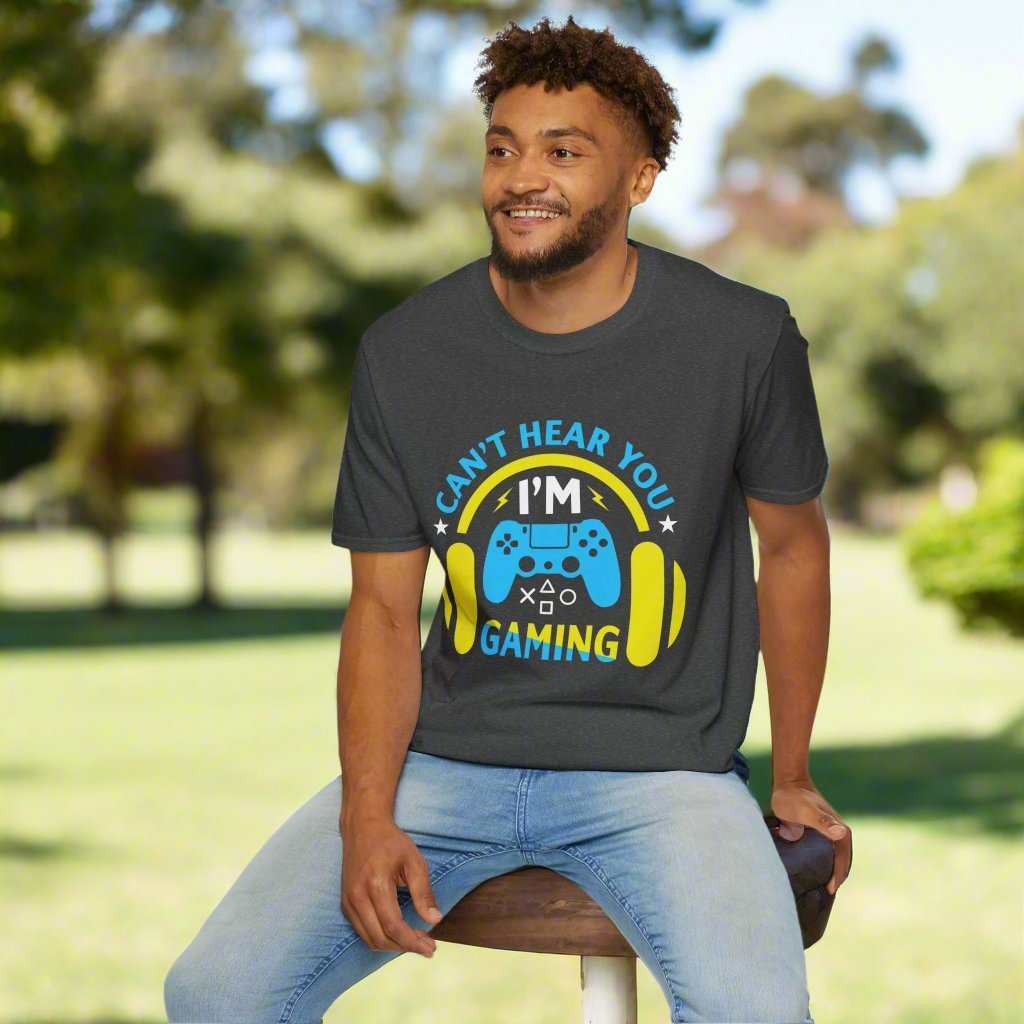 Can’t Hear You I’m Gaming T-Shirt – Funny Gamer Graphic Tee Gift - WJMAPPAREL.COM