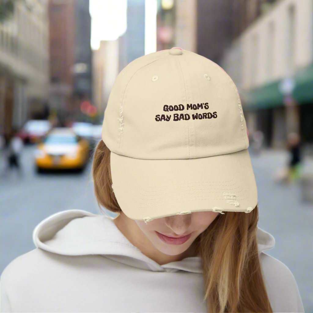 Good Moms Say Bad Words Dad Hat – Funny Mother’s Day Cap Gift - WJMAPPAREL.COM