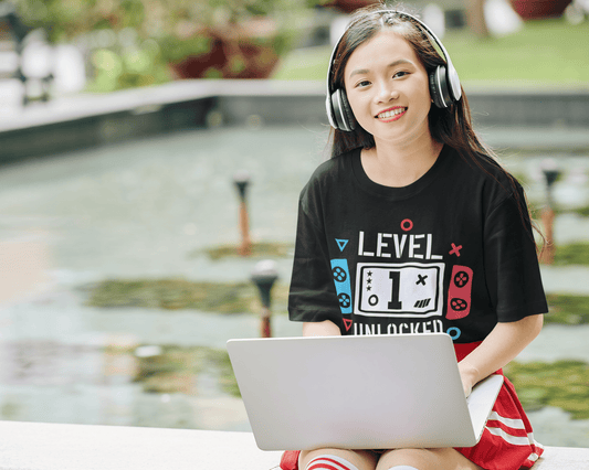 Level 1 Unlocked T-Shirt – Gamer Birthday Graphic Tee Gift - WJMAPPAREL.COM
