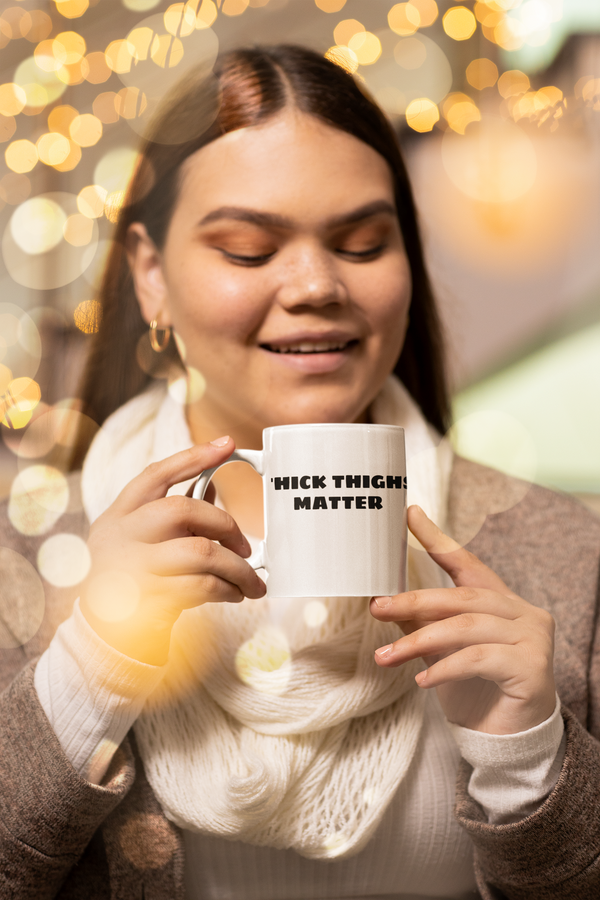 enjoying coffee Matter Ceramic Mug, 11oz Ceramic Coffee Mug is the