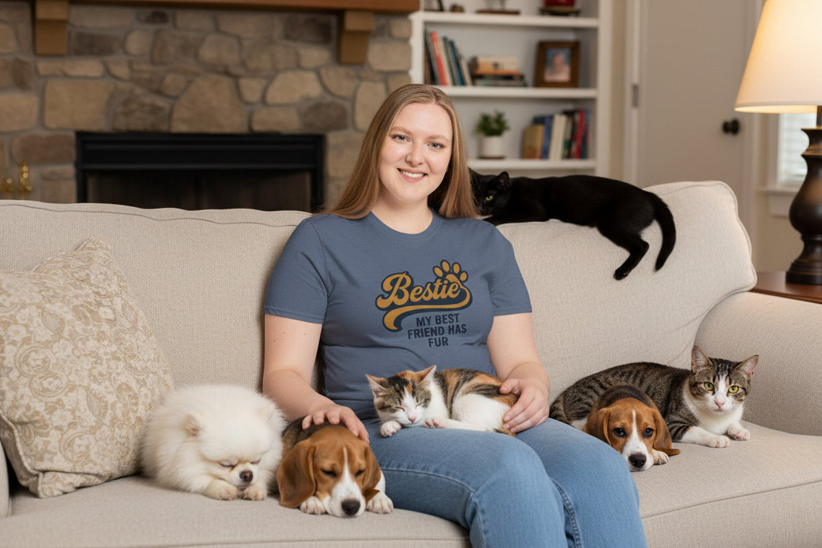Bestie Fur Friend T-Shirt