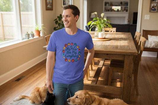 My Pets Are Everything T-Shirt – Cute Dog & Cat Lover Gift Tee - WJMAPPAREL.COM