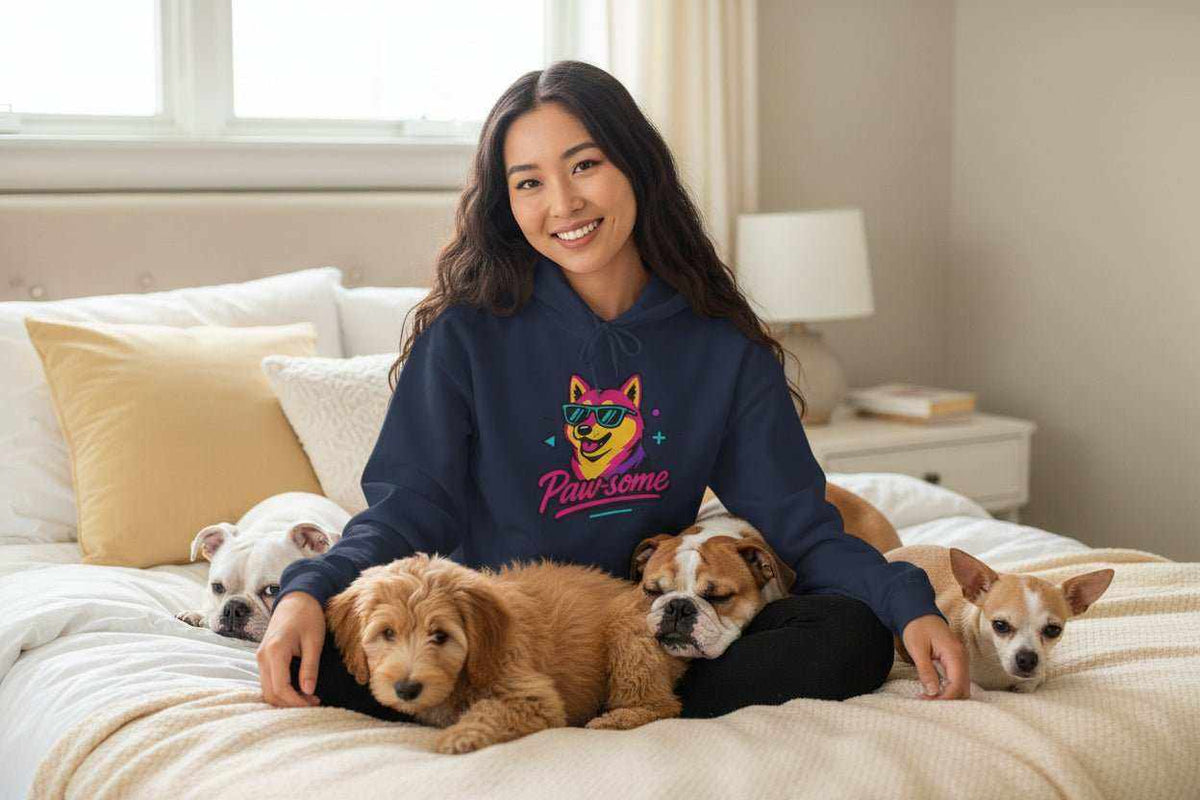 Paw - Some Neon Dog Hoodie – Funny Dog Lover Sweatshirt Gift for Pet Parents - WJMAPPAREL.COM