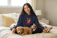 Paw-some Neon Dog Hoodie