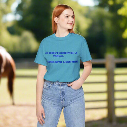 Life Manual: Ask Mom T-Shirt – Funny Mother’s Day Graphic Tee Gift - WJMAPPAREL.COM
