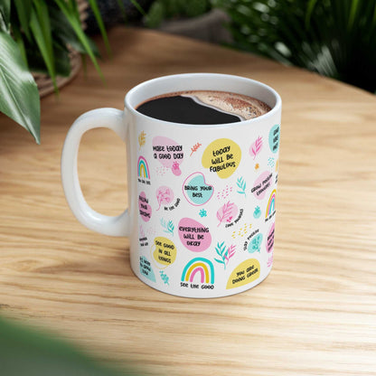 Inspirational 11oz Mug – Motivational Ceramic Coffee Mug Gift - WJMAPPAREL.COM
