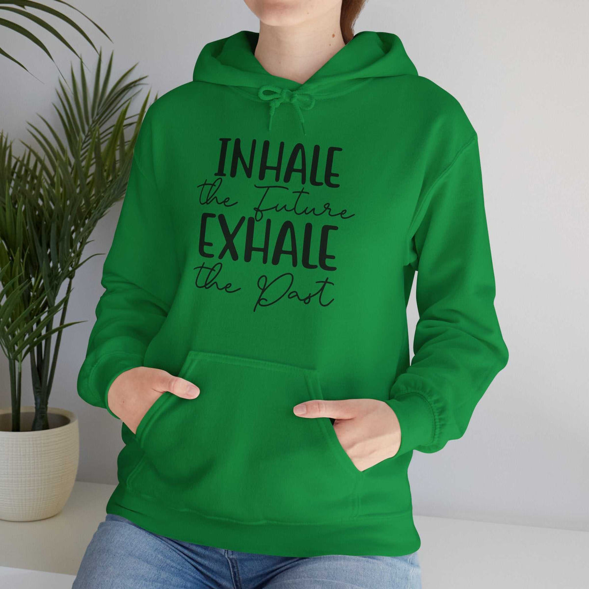 Inhale The Future Exhale The Past Hoodie – Inspirational Mindfulness Sweatshirt Gift - WJMAPPAREL.COM