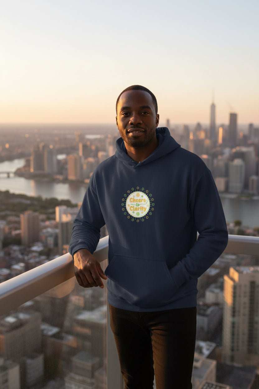 Sober Curious Badge Hoodie – Dry January Alcohol - Free Gift Sweatshirt - WJMAPPAREL.COM