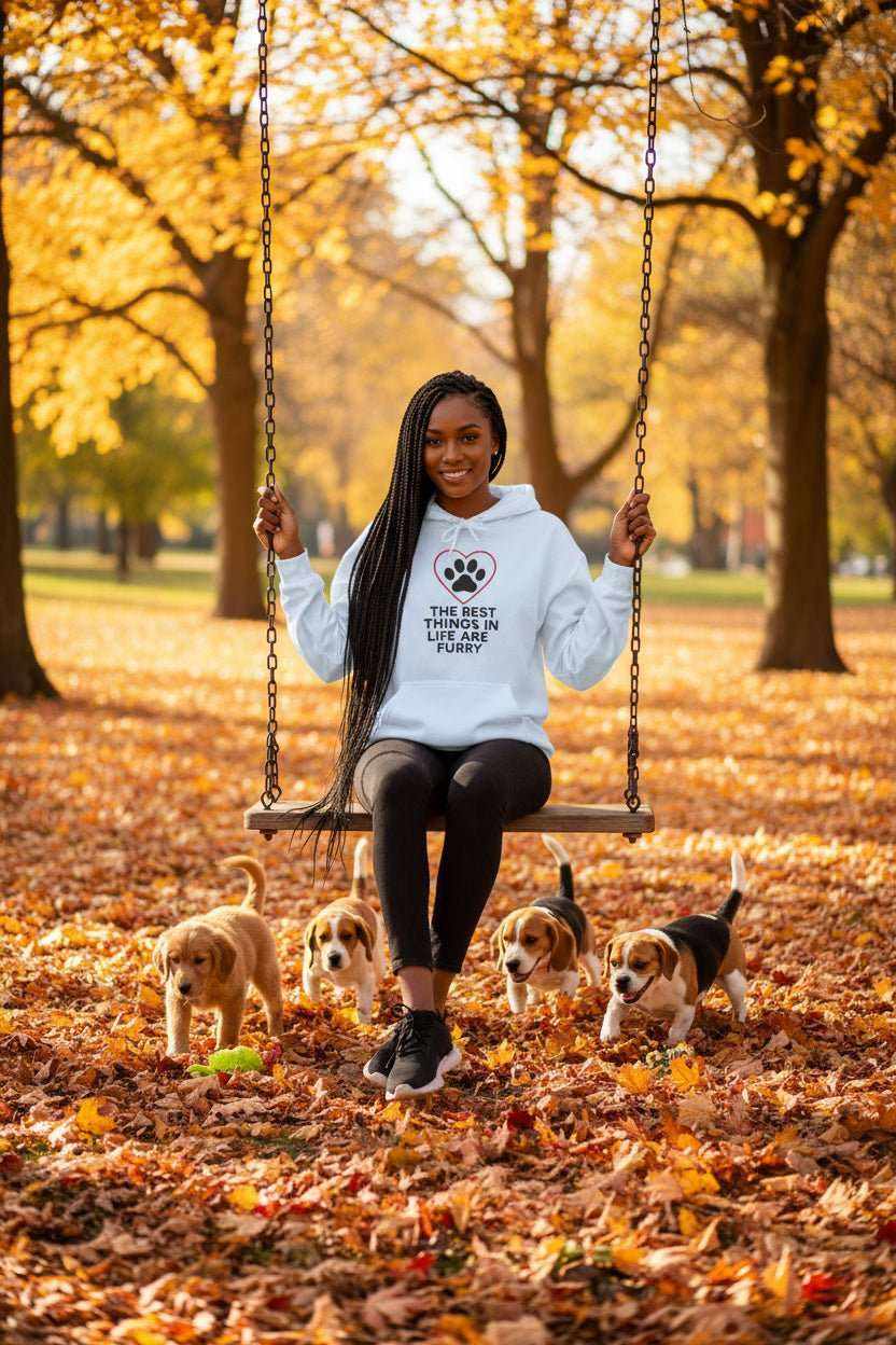 Best Things in Life Are Furry Hoodie – Cozy Dog & Cat Lover Sweatshirt Gift - WJMAPPAREL.COM
