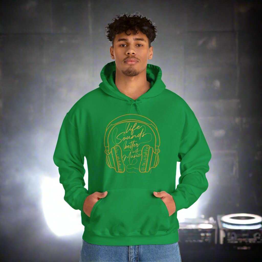 Life Sounds Better With Music Hoodie – Music Lover Sweatshirt Gift - WJMAPPAREL.COM