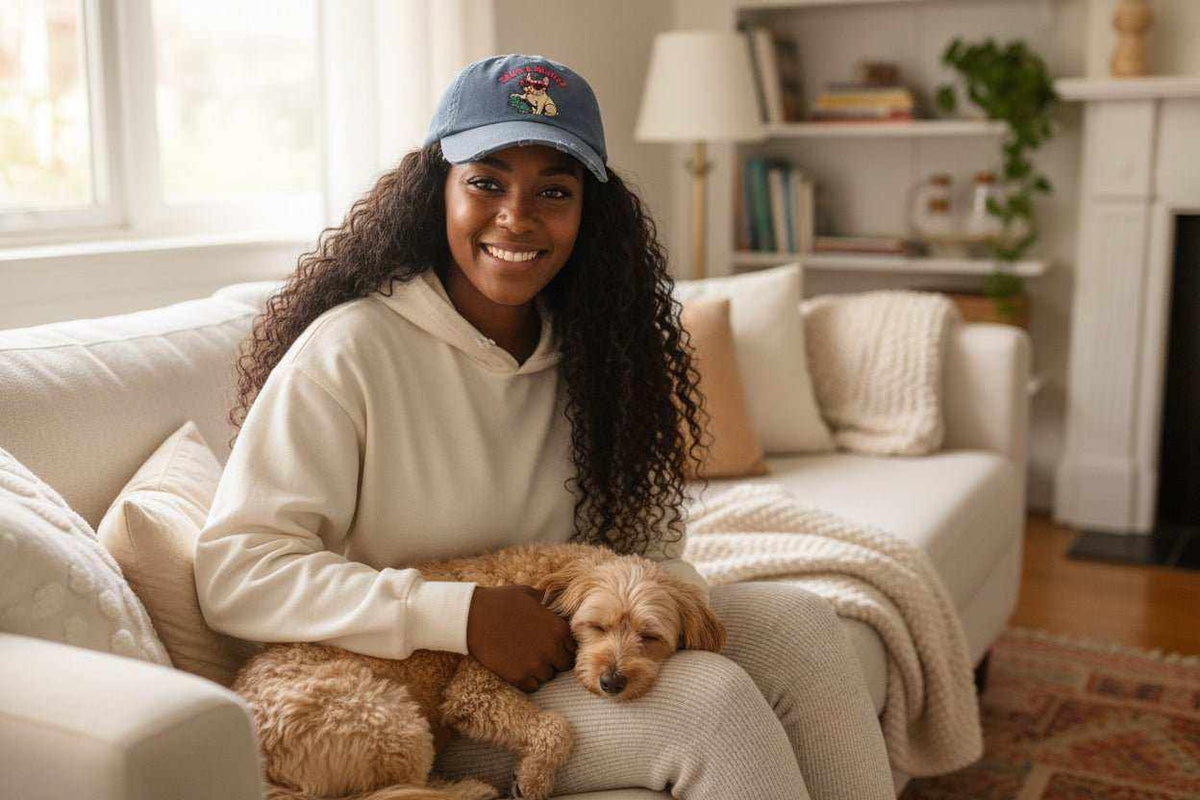 Skate & Snuggle Hat – Cute Skater Distressed Baseball Cap Gift - WJMAPPAREL.COM