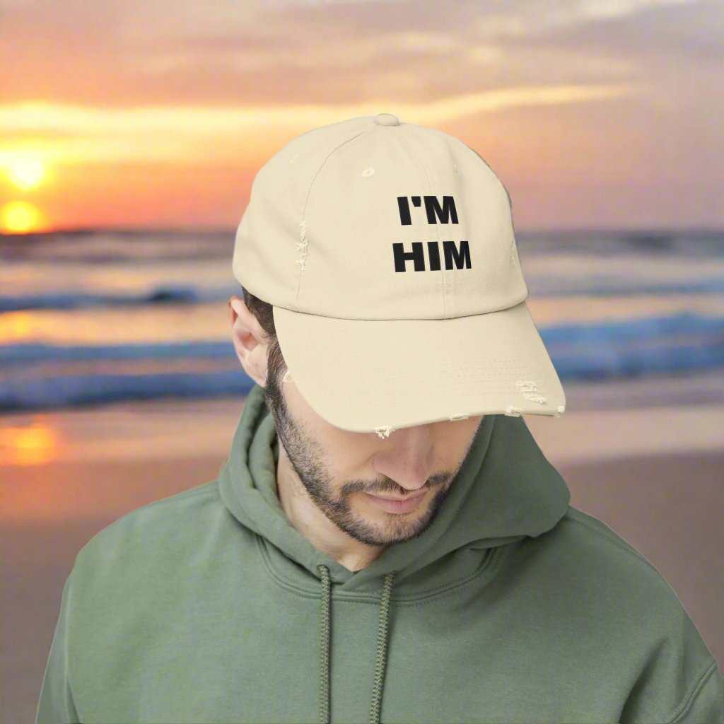 I’m Him Dad Hat – Bold Confident Statement Adjustable Cap Gift - WJMAPPAREL.COM