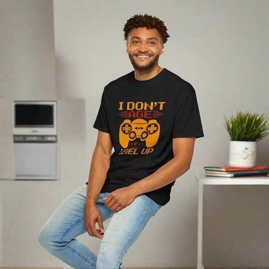 I Don’t Age I Level Up T-Shirt – Funny Birthday Gamer Shirt Gift - WJMAPPAREL.COM