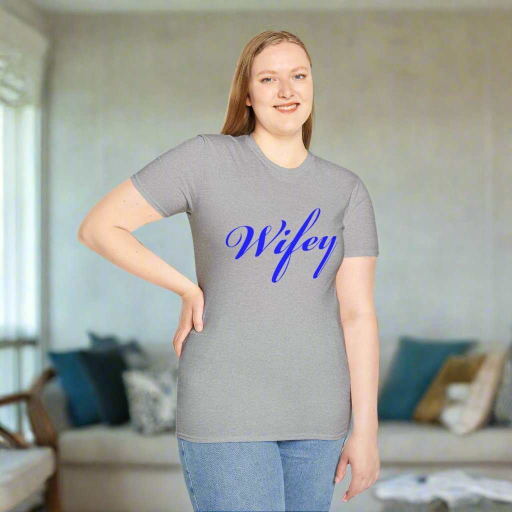 Wifey T-Shirt – Cute Wife Graphic Tee Anniversary Gift - WJMAPPAREL.COM