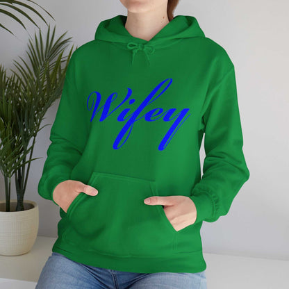 Wifey Hoodie – Cute Wife Sweatshirt Anniversary Gift - WJMAPPAREL.COM