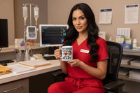 Funny Nurse Coffee Mug – “Cute Enough To Stop Heart” 11oz Ceramic Gift for Nurses Birthday or Graduation - WJMAPPAREL.COM