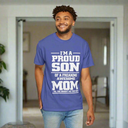 I’m a Proud Son T-Shirt – Meaningful Family Graphic Tee Gift - WJMAPPAREL.COM
