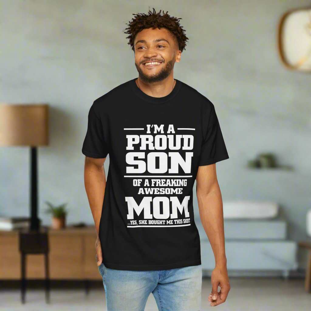 I’m a Proud Son T-Shirt – Meaningful Family Graphic Tee Gift - WJMAPPAREL.COM