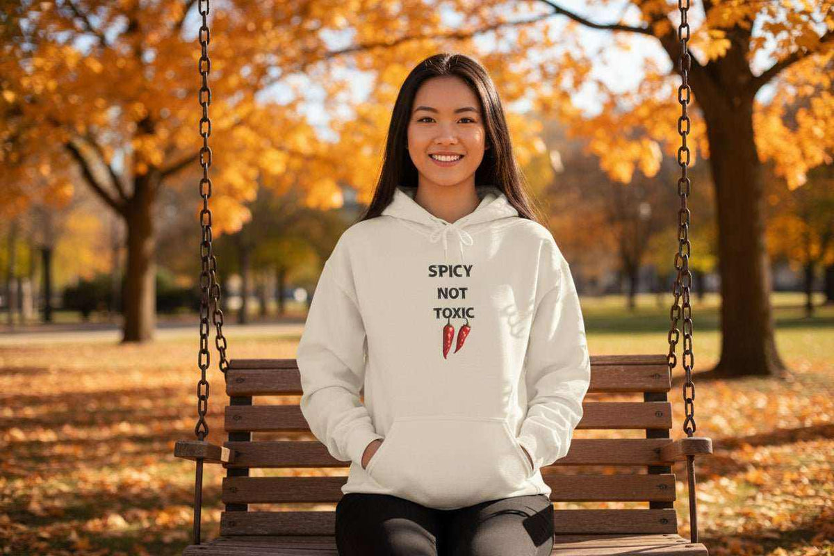 Spicy Not Toxic Hoodie – Bold Funny Statement Sweatshirt Gift - WJMAPPAREL.COM