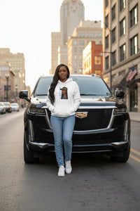 Detroit 313 Hoodie — Urban Femme Portrait Sweatshirt - WJMAPPAREL.COM