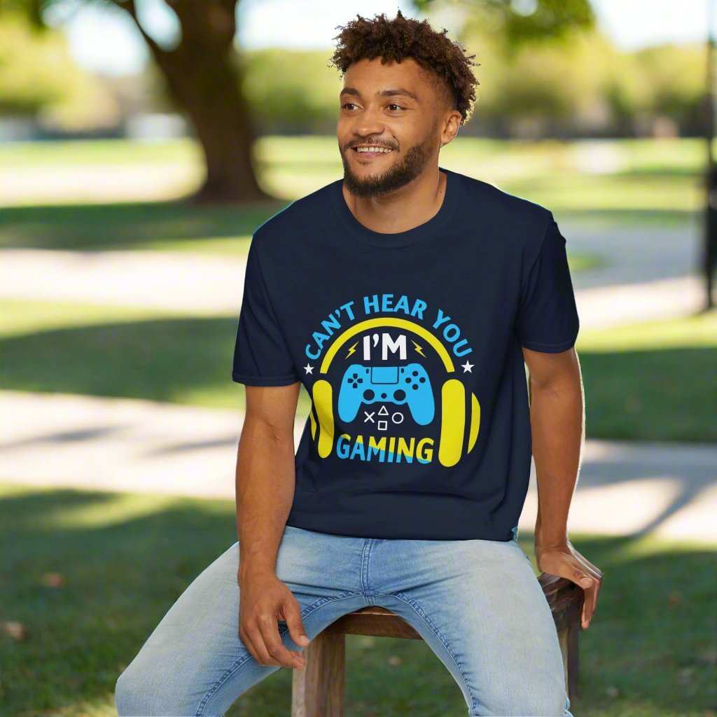 Can’t Hear You I’m Gaming T-Shirt – Funny Gamer Graphic Tee Gift - WJMAPPAREL.COM