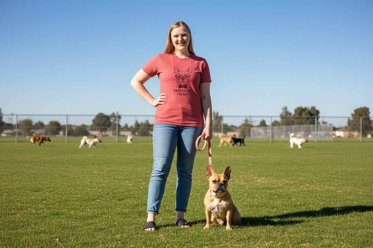 French Bulldog With Glasses T-Shirt – Funny Frenchie Lover Gift Tee - WJMAPPAREL.COM