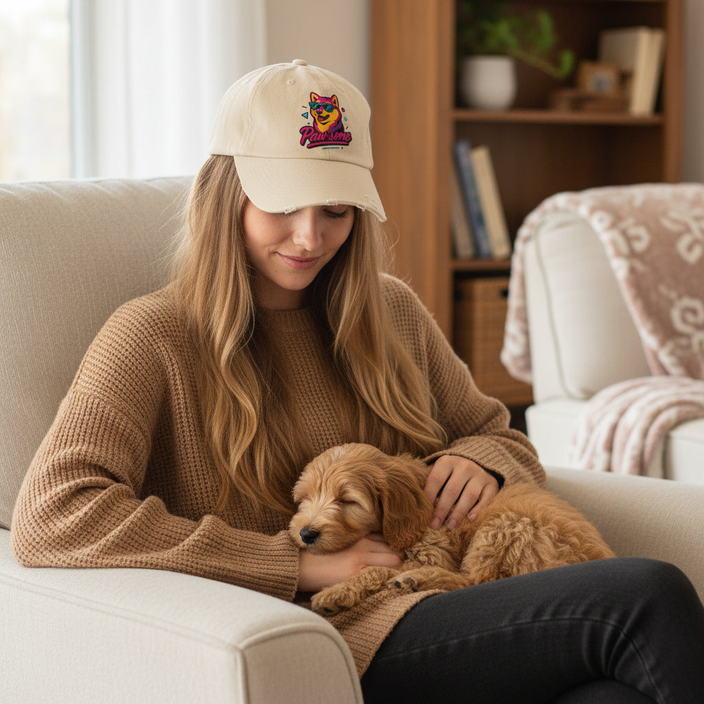 Paw-some Neon Dog Hat