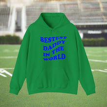 Bestest Daddy In The World B  hooded sweatshirt features a classic pul