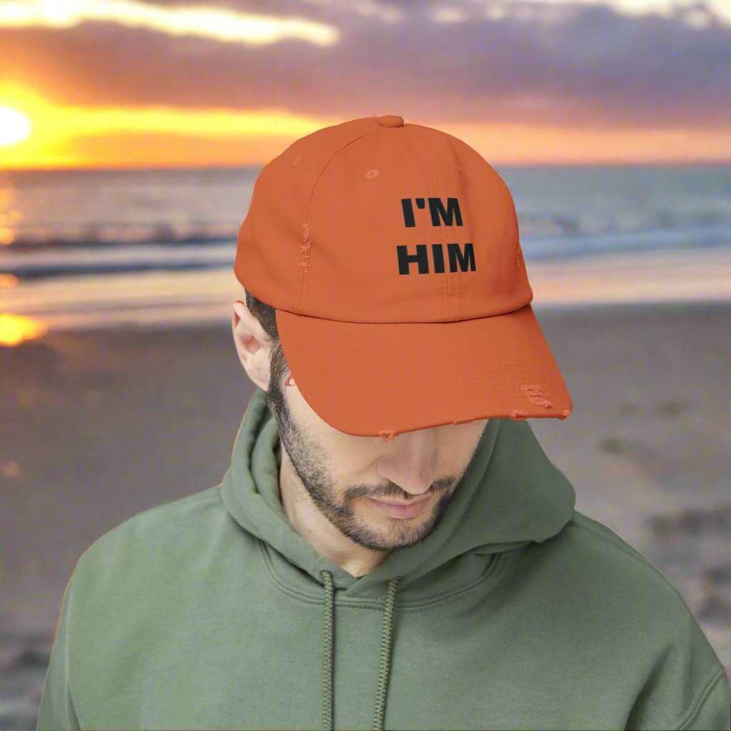 I’m Him Dad Hat – Bold Confident Statement Adjustable Cap Gift - WJMAPPAREL.COM