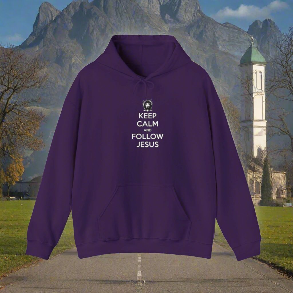 Keep Calm Follow Jesus Hoodie