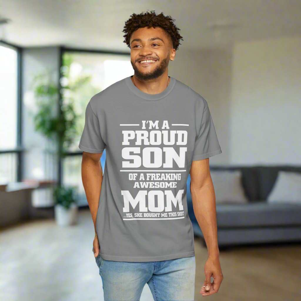 I’m a Proud Son T-Shirt – Meaningful Family Graphic Tee Gift - WJMAPPAREL.COM