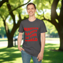 Bestest Daddy In The World T-Shirt Red