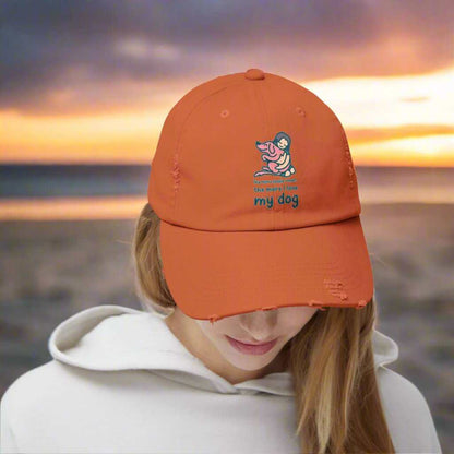 Love My Dog Dad Hat – Cute Dog Lover Adjustable Cap Gift - WJMAPPAREL.COM