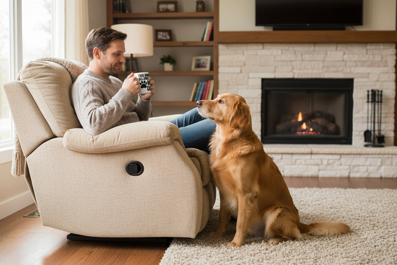 This Human Belongs to My Dog 11oz Mug