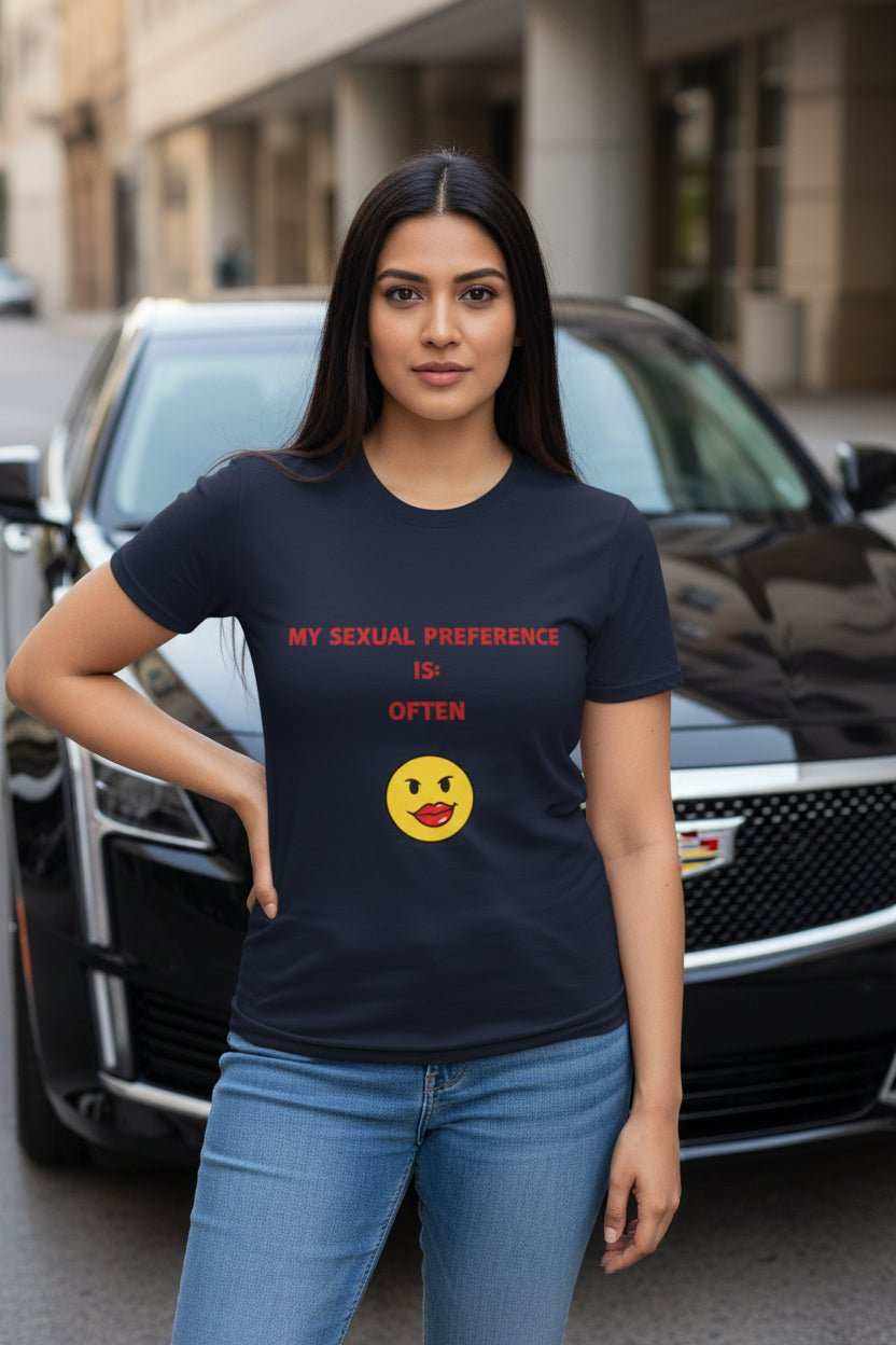 My Sexual Preference Often T-Shirt – Funny Adult Humor Graphic Tee - WJMAPPAREL.COM