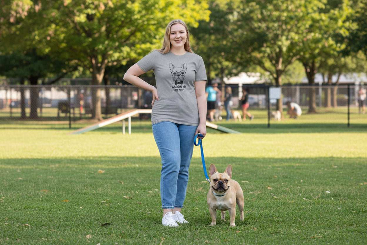 French Bulldog With Glasses T-Shirt – Funny Frenchie Lover Gift Tee - WJMAPPAREL.COM