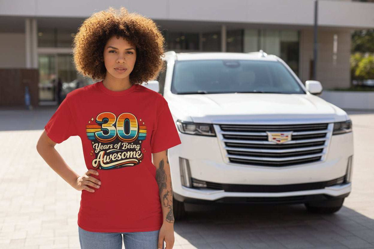 30 Years of Being Awesome T-Shirt - WJMAPPAREL.COM