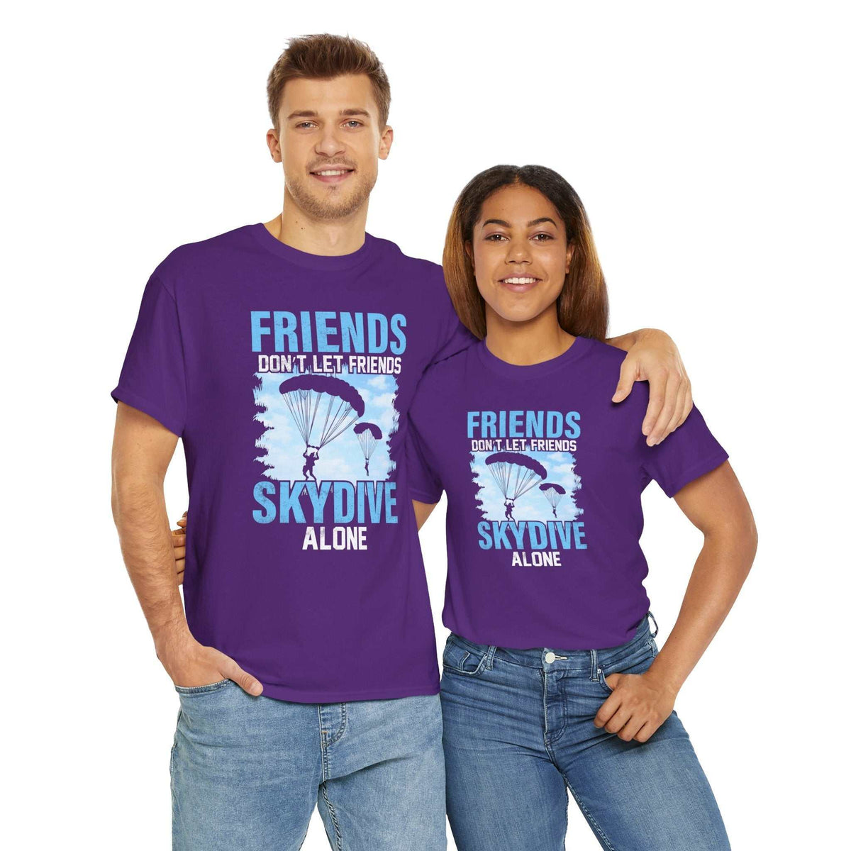 Friends Don’t Let Friends Sky Dive Alone T-Shirt – Skydiving Gift Tee - WJMAPPAREL.COM