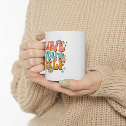 Love Yourself 11oz Mug – Self Love Inspirational Coffee Mug Gift - WJMAPPAREL.COM