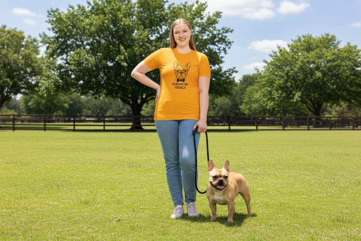 French Bulldog With Glasses T-Shirt – Funny Frenchie Lover Gift Tee - WJMAPPAREL.COM