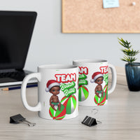 "Team Beach Balls" Christmas Baby Design 11oz