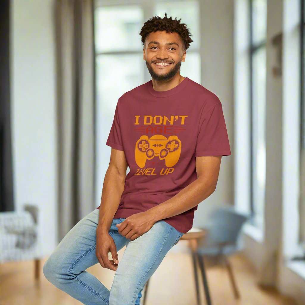 I Don’t Age I Level Up T-Shirt – Funny Birthday Gamer Shirt Gift - WJMAPPAREL.COM
