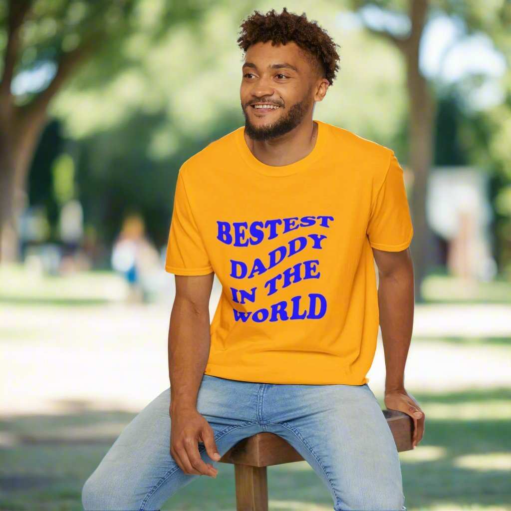 Bestest Daddy In The World T-Shirt – Best Dad Ever Graphic Tee Gift - WJMAPPAREL.COM