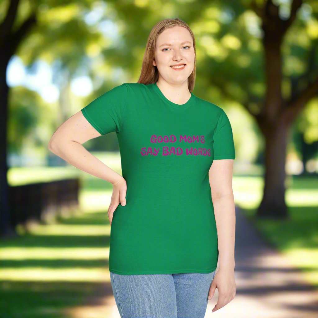 Good Moms Say Bad Words Shirt – Funny Mom Graphic Tee Gif - WJMAPPAREL.COM